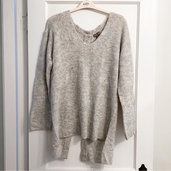 J.Crew Point Sur Gray Open-Back Sweater, size S - Picture 7 of 9